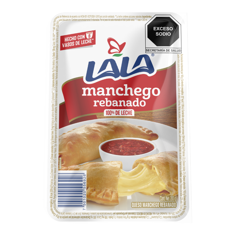 Queso Manchego Lala® rebanado Lala Grupo Lala
